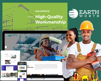 General Contracting Services Website Template | Earth Worth