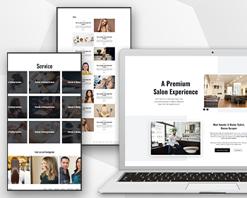 Luxury Hair Salon and Hairdresser Website Design