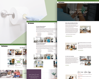 Professional House Cleaning Services Website Design