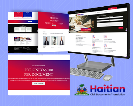 Professional Website Theme for Civil Documents Translation