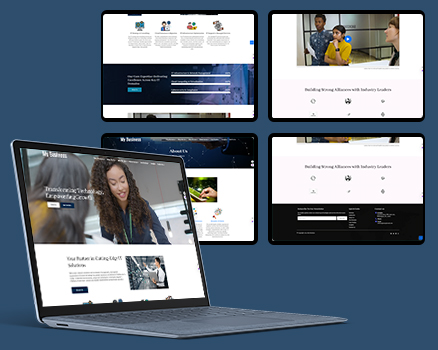 Intuitive Website Theme for Business and IT Solutions