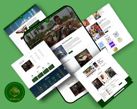 Elegant Islamic Charitable Organization Website Design