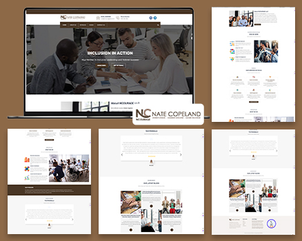 High-Quality Program Training Center Website Layout