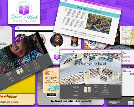 Book and Music Publishing Company Website Layout