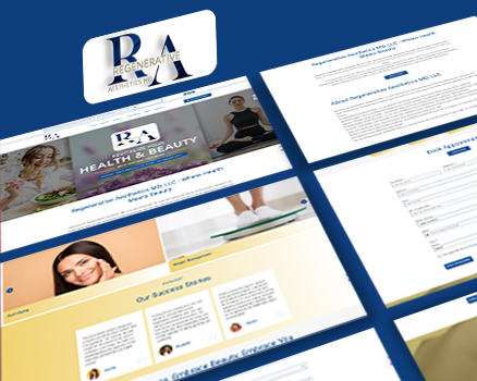 Website Template for Health and Beauty Spa Treatment