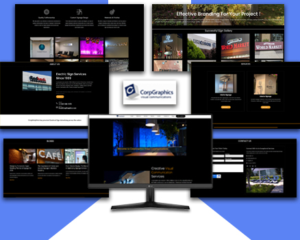 Premium-Quality Signage Solutions Website Template