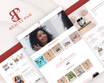 Natural Haircare Products Store Website Template
