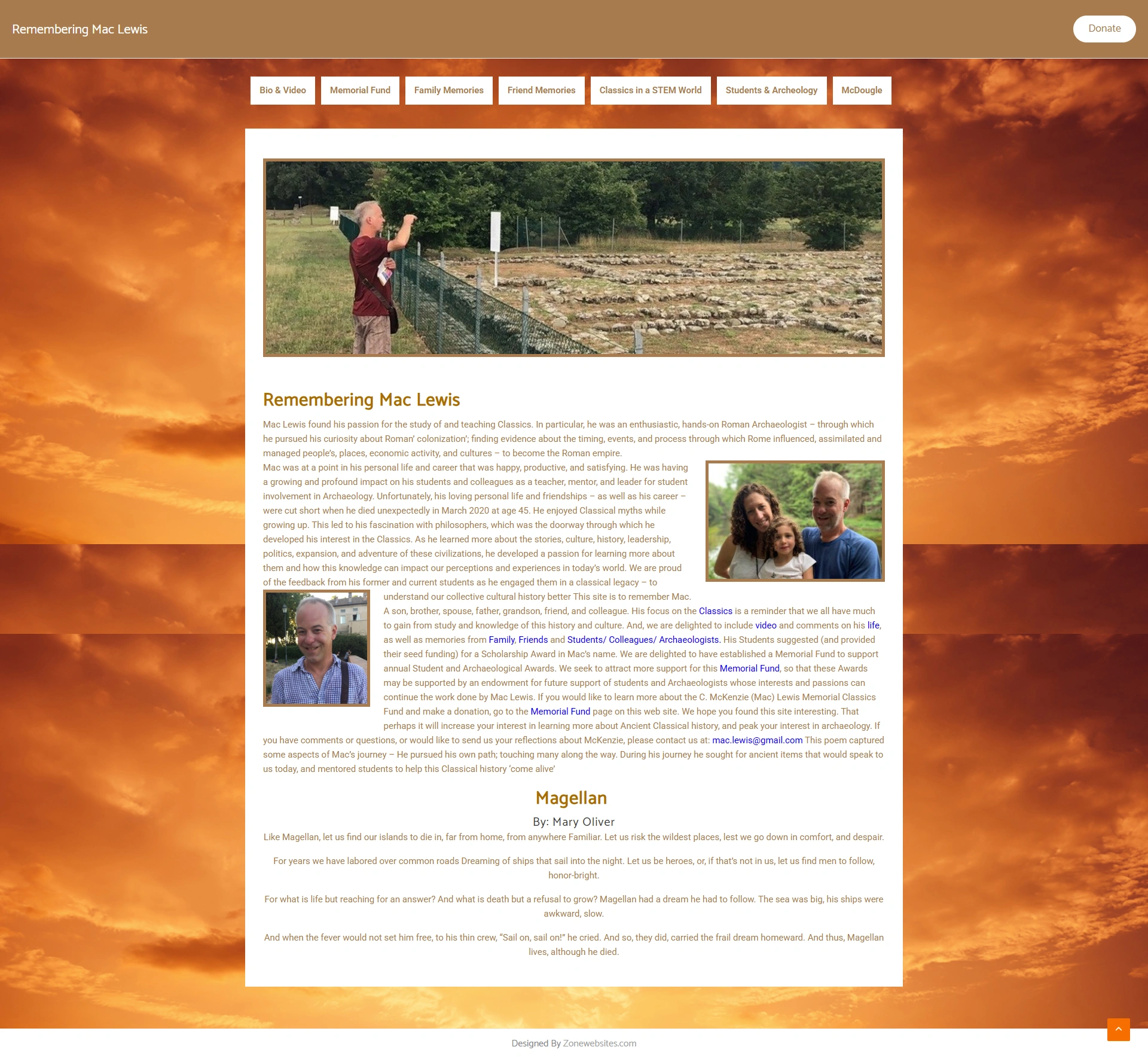 Versatile Charity Donation Organization Website Layout