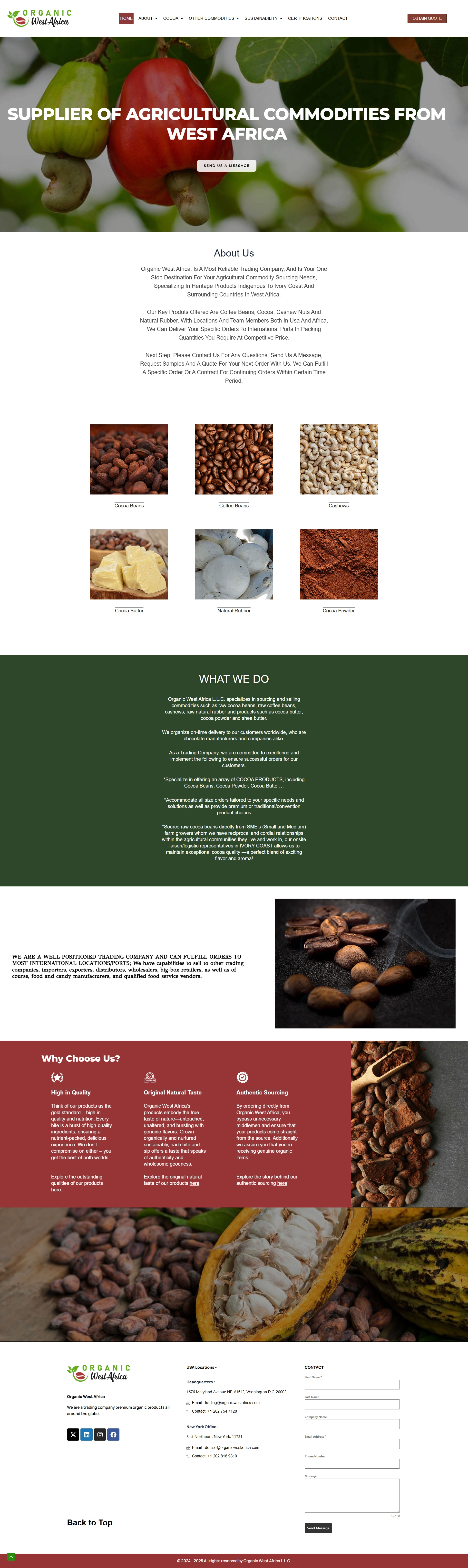 High-Quality Trading Company Website Template