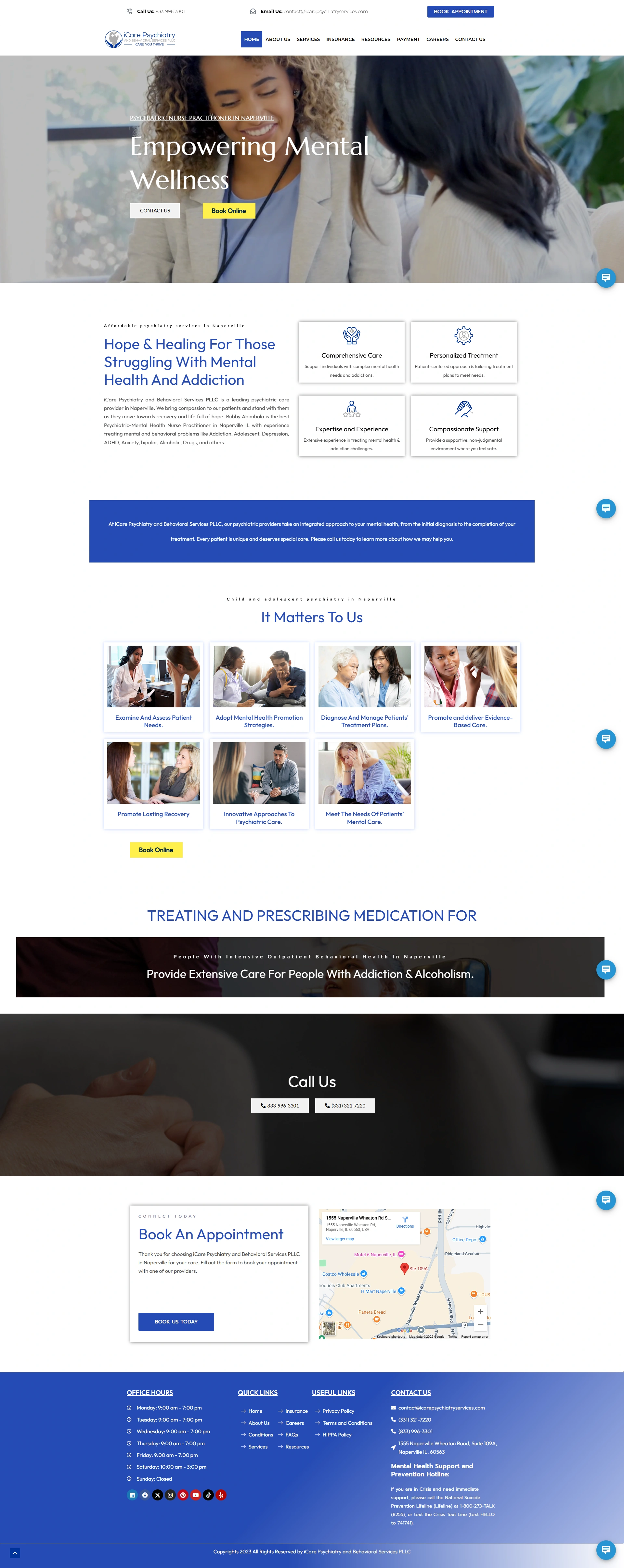 Versatile Psychiatry & Behavioral Services Website Theme