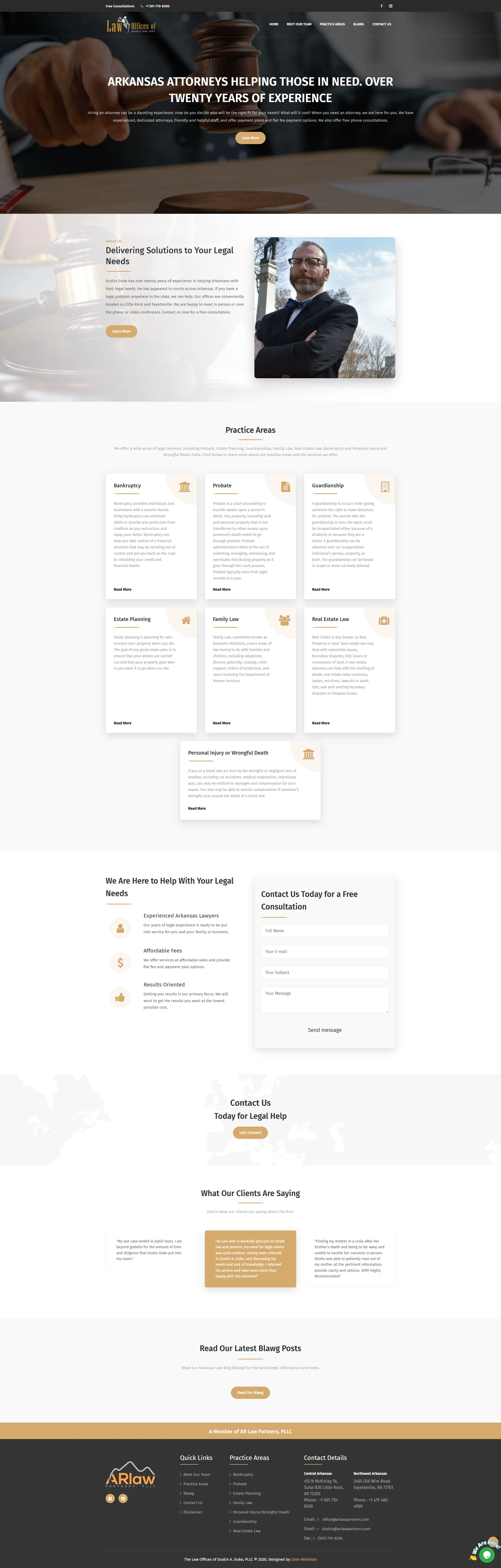 Premium Website Design for Notary Public and Legal Services